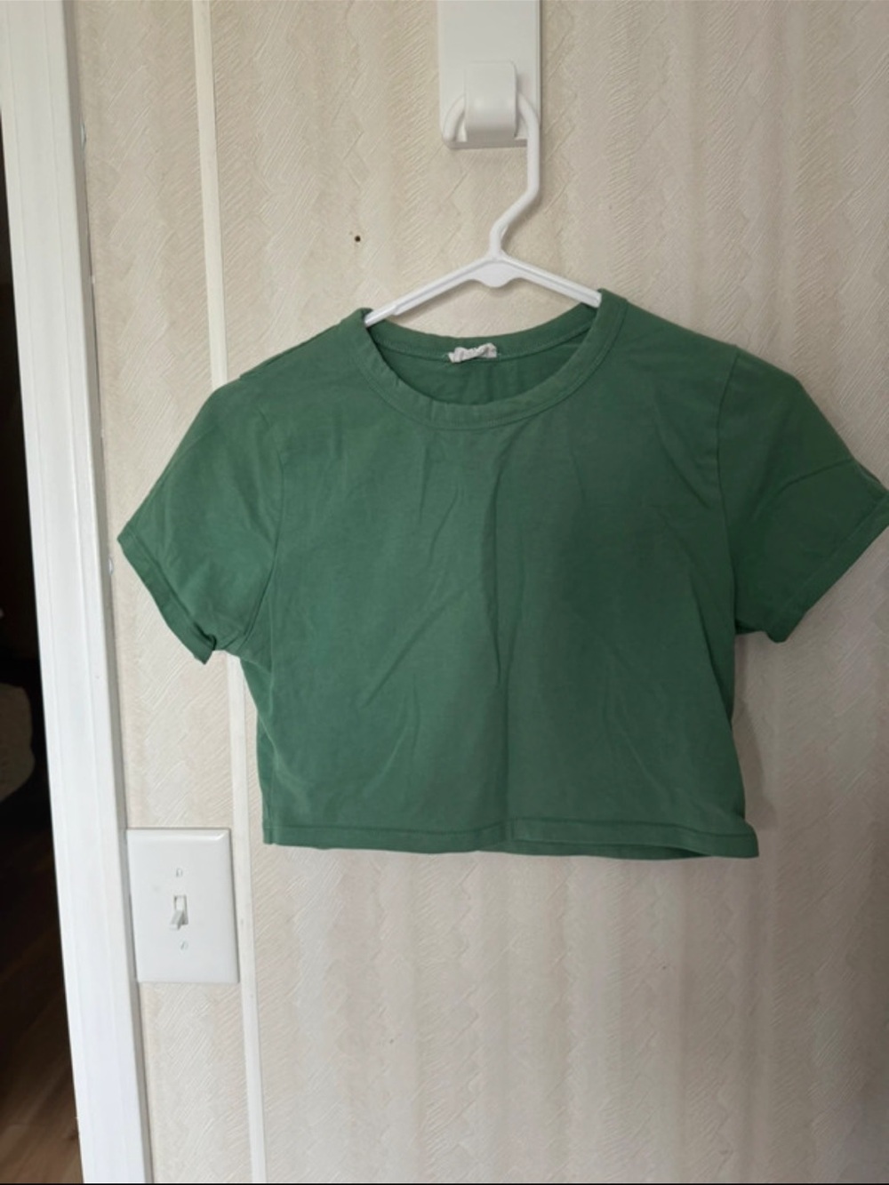Cotton On Sage Green Cropped Tee